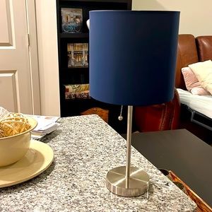 Navy Blue Lamp